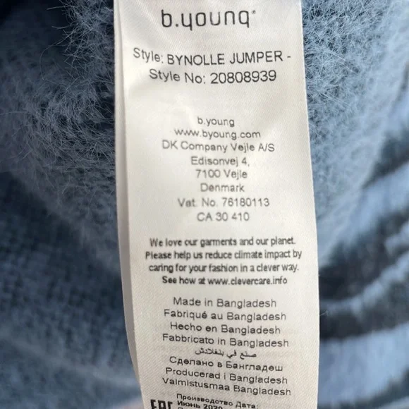 b.Young Bynolle Jacquard Jumper - Picture 6 of 8